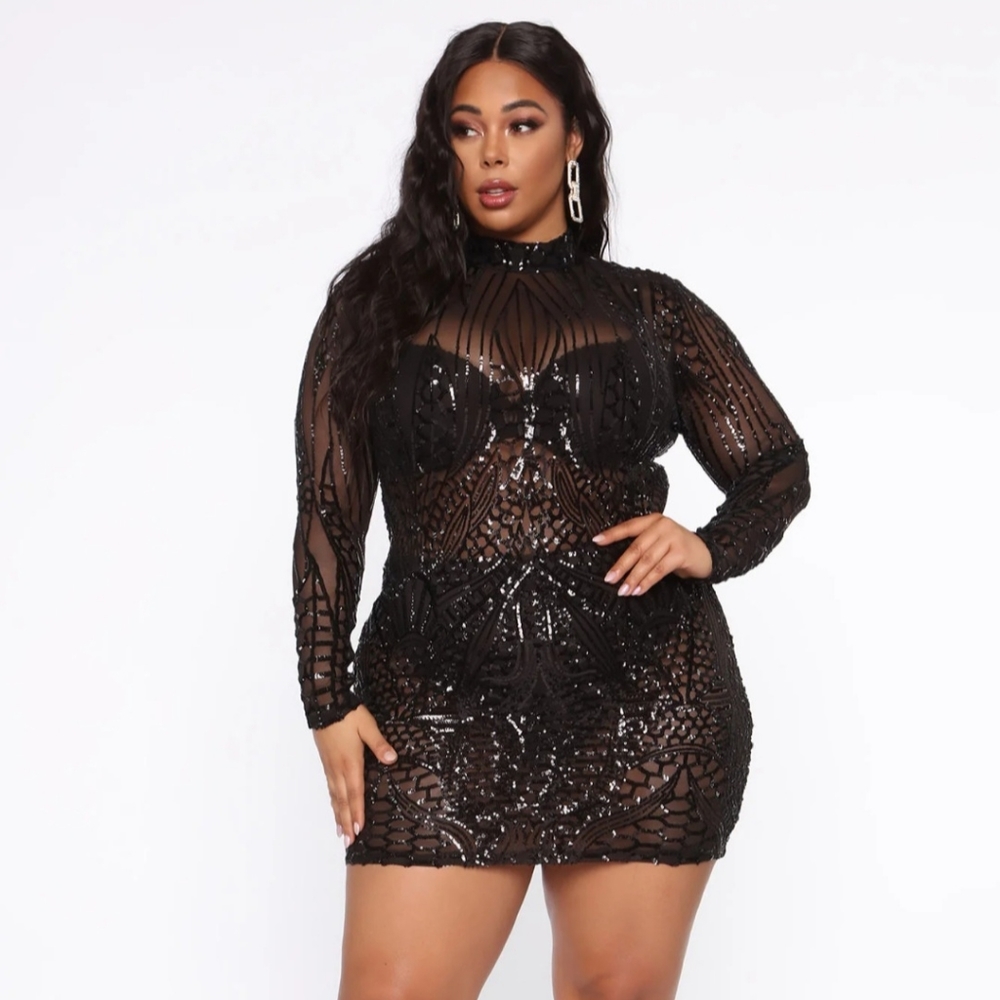 Sequin Mini Dress